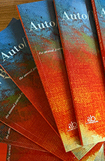 Image of Auto/Biography Yearbook covers.